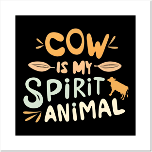 Cow my spirit animal Posters and Art